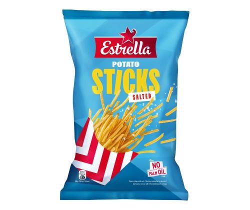 ESTRELLA STICKS Kartulikrõpsud soolaga 70g