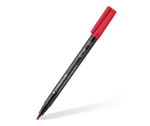 Permanentne marker STAEDTLER Lumocolor 317M 1,0mm 4 värvi komplekt