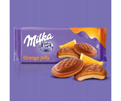 Küpsised MILKA ChocoJaffa apelsini 147g