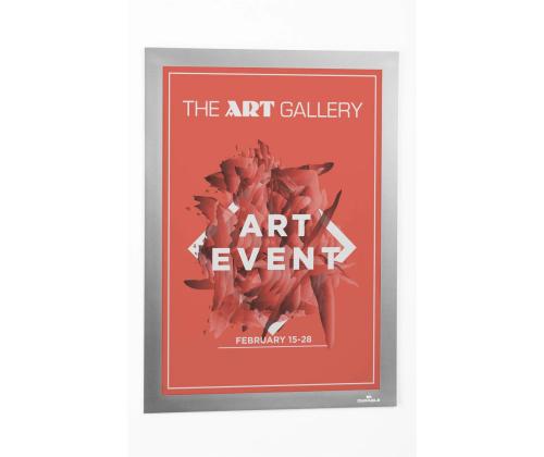 Inforaam magnetiline A4 DURABLE Duraframe Wallpaper hõbedane