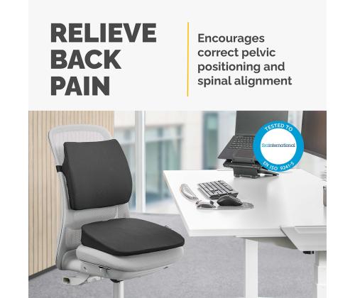 Istmepadi ergonoomiline FELLOWES Breyta must