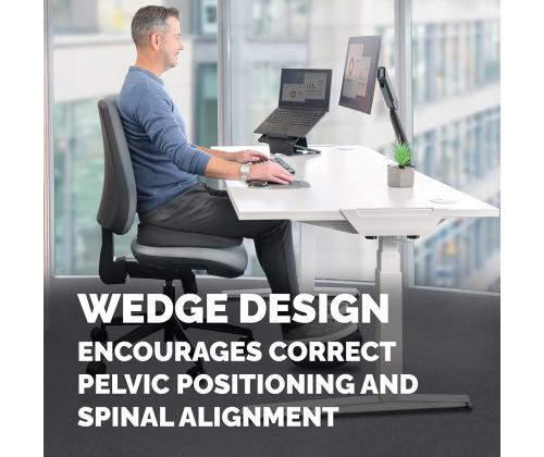 Istmepadi ergonoomiline FELLOWES Breyta must