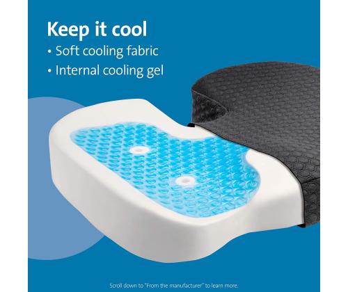 Istmepadi ergonoomiline KENSINGTON Cool-Gel Seat Cushion Premium