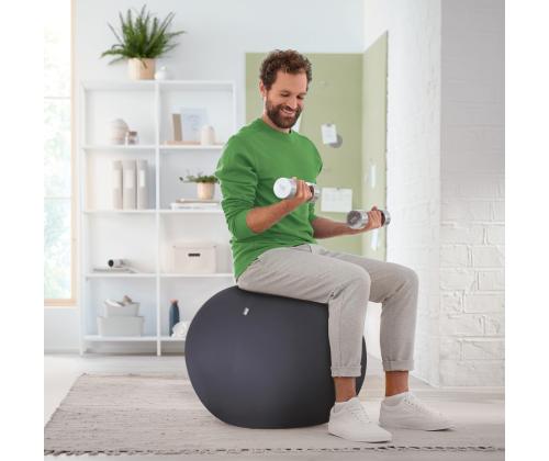 Istumispall ergonoomiline LEITZ Ergo Anti-roll-away 65cm tumehall