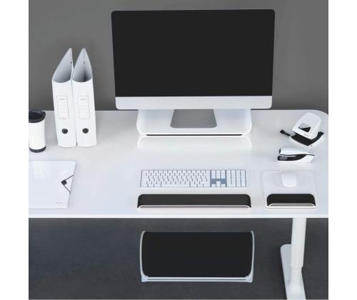 Jalatugi LEITZ Ergo WOW, ergonoomiline, plast-must matt 508x135x300mm 3.16kg