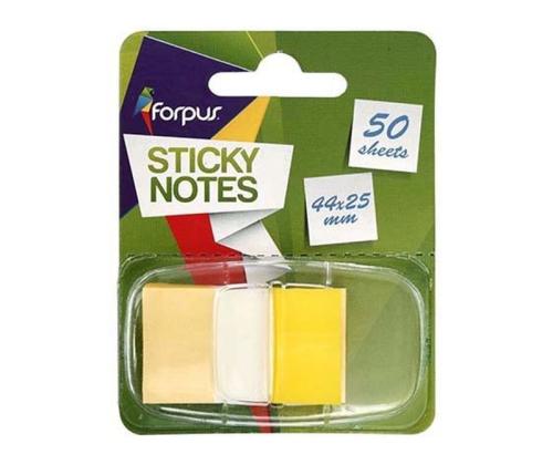 Järjehoidja 44x25mm FORPUS kollane 50tk