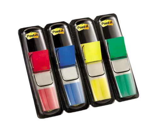 Järjehoidja 12x43mm POST-IT 683-4 4 värvi pakis