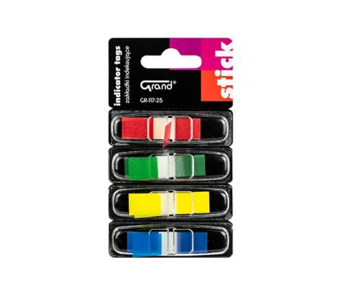 Järjehoidja 12x45mm GRAND 4 värvi pakis