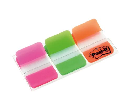 Järjehoidja 25,4x38mm POST-IT 686PGO 3 värvi pakis