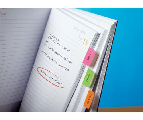 Järjehoidja 25,4x38mm POST-IT 686PGO 3 värvi pakis