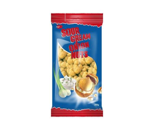 JEGA Maapähklid sibula-hapukoore kattega 200g