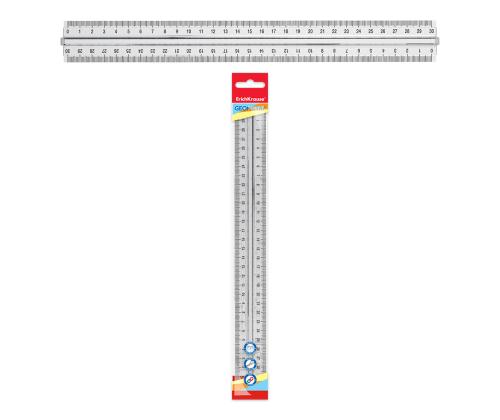 Joonlaud 30cm plastikust käepidemega läbipaistev ERICH KRAUSE