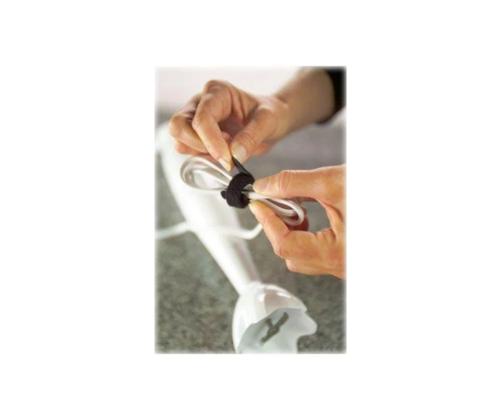 Kaablikorrastaja TESA, takjapael 10mm x 5m must