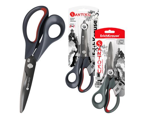 Käärid ERICH KRAUSE Santoku 20,5cm kummeeritud käepidemega