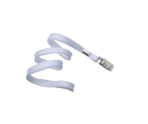 Kaelapael krokodillikinnitusega valge