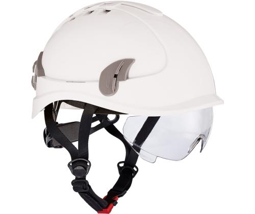 Kaitsekiiver CERVA Alpinworker prillidega valge