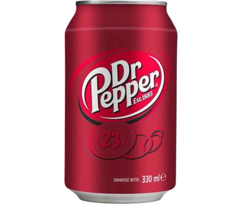 Karastusjook, DR. PEPPER 330ml purgis
