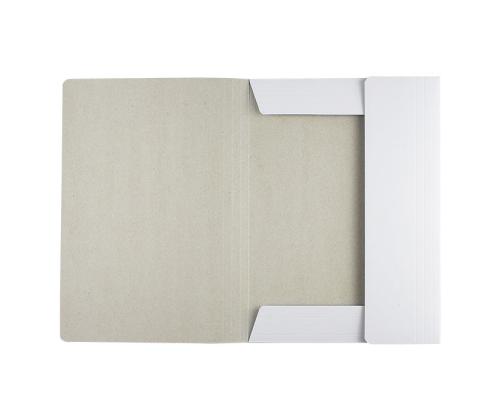 Kartongmapp kummiga GRAND A4 valge