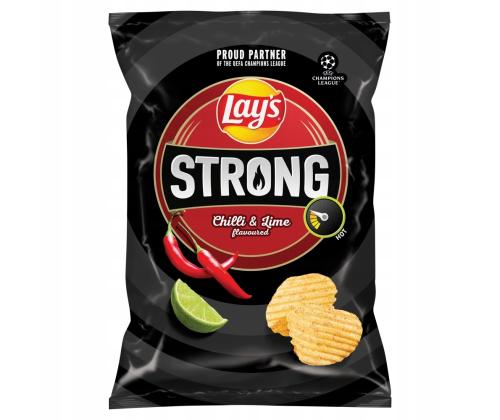 Kartulikrõpsud LAY´S Strong tšilli- ja laimimaitselised 190g