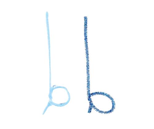 Karvatraat 6mm 30cm FIORELLO sinine 20tk