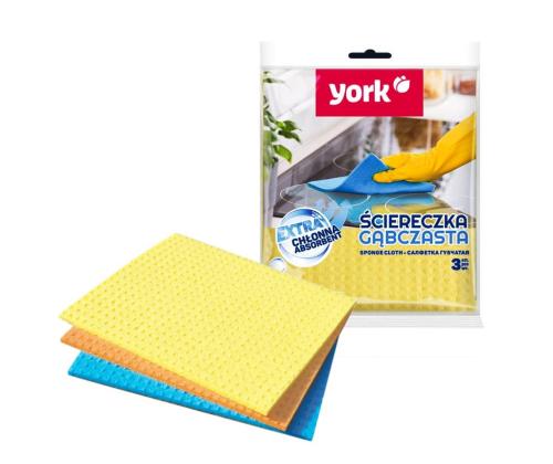 Käsnlapp YORK 3tk pakis