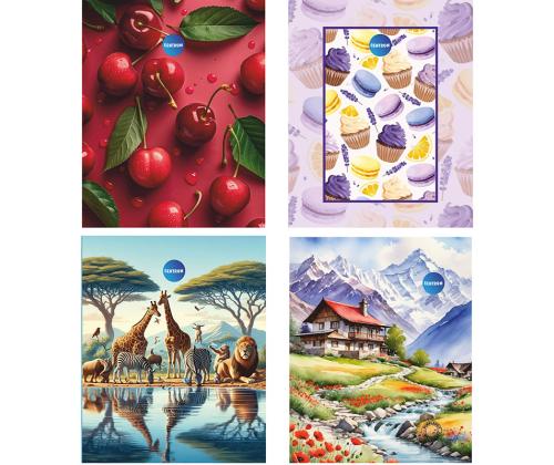 Kaustik klamberköites A5 CENTRUM 48 lehte jooneline