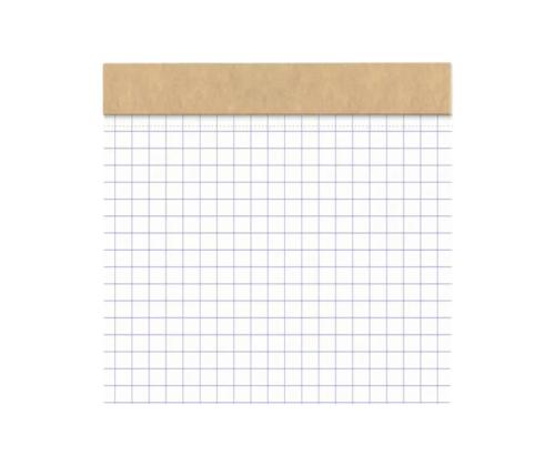 Kaustik klamberköites ülevalt A4 ruuduline OXFORD Touareg Recycled 80 lehte