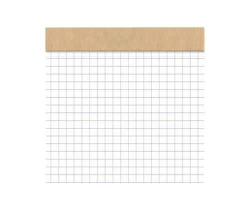 Kaustik klamberköites ülevalt A5 ruuduline OXFORD Touareg Recycled 80 lehte