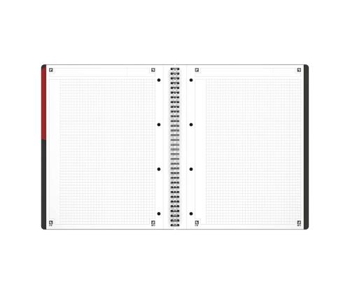 Kaustik spiraalköites A4+ ruuduline OXFORD International Activebook plastkaaned 80 lehte