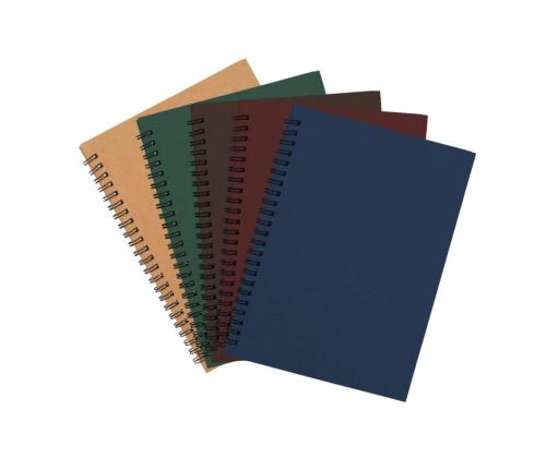 Kaustik spiraalköites A4 SMLT ruuduline 5-osalise registriga kartongkaaned 96 lehte