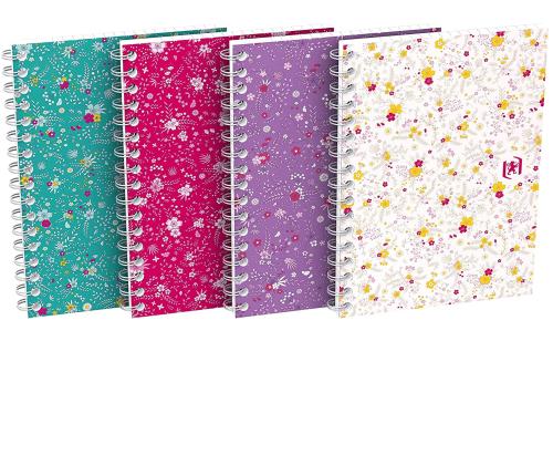 Kaustik spiraalköites A5 jooneline OXFORD Floral 60l