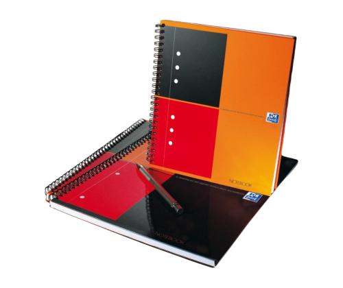 Kaustik spiraalköites A5+ jooneline OXFORD International Notebook kartongkaaned 80 lehte