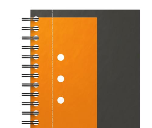 Kaustik spiraalköites A5+ ruuduline OXFORD International Notebook kartongkaaned 80 lehte