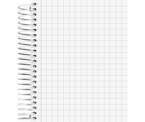 Kaustik spiraalköites A6 BRUNNEN Student ruuduline kartongkaaned 160 lehte