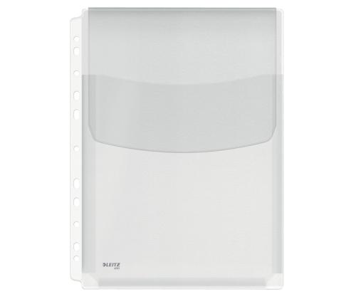 Kiletasku köidetav A4 LEITZ klapiga kuni 200 lehele U-tasku 170mic 5tk pakis