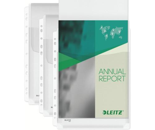 Kiletasku köidetav A4 LEITZ klapiga kuni 200 lehele U-tasku 170mic 5tk pakis