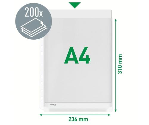 Kiletasku köidetav A4 LEITZ känguru U-tasku klapita 10tk