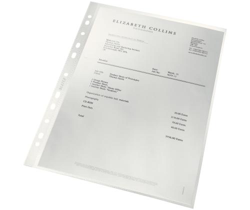 Kiletasku köidetav A4 LEITZ Recycle 100mic ülevalt avatud matt 25tk