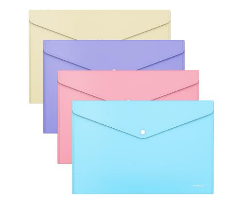 kileümbrik trukiga A4 ERICH KRAUSE Glossy Pastel, assortii, 4tk	