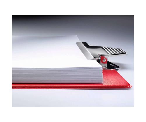 Kirjutusalus Esselte A4 kaaneta suure klambriga punane
