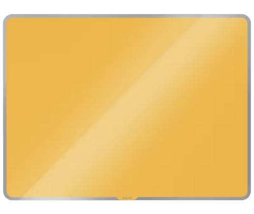 Klaastahvel-magnettahvel 800x600mm kollane LEITZ Cosy