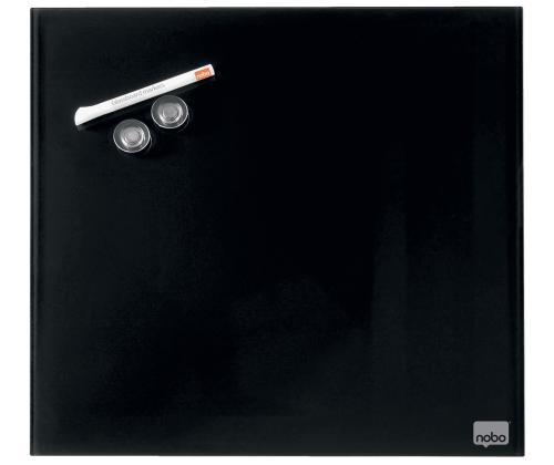 Klaastahvel-magnettahvel NOBO Impression Pro Sq.Tiles 300x300mm, must	