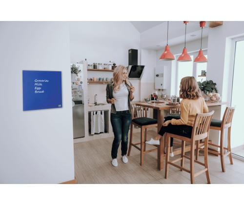 Klaastahvel-magnettahvel NOBO Impression Pro Sq.Tiles 300x300mm, sinine	