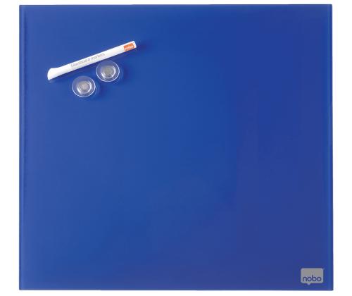 Klaastahvel-magnettahvel NOBO Impression Pro Sq.Tiles 300x300mm, sinine	