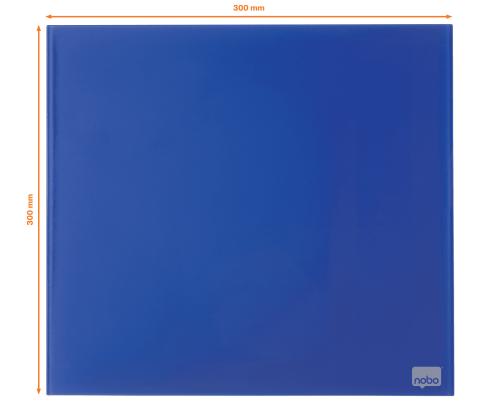 Klaastahvel-magnettahvel NOBO Impression Pro Sq.Tiles 300x300mm, sinine	