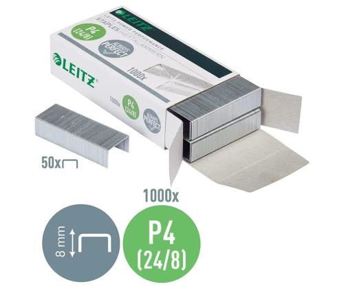 Klamber LEITZ 24/8 tsink 1000tk