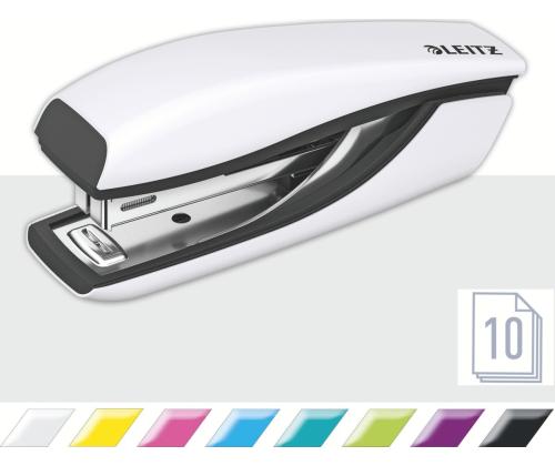 Klammerdaja LEITZ WOW mini klamber No10 10 lehte valge