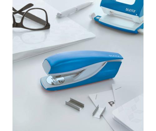 Klammerdaja LEITZ 5502 WOW 30 lehte metallik sinine