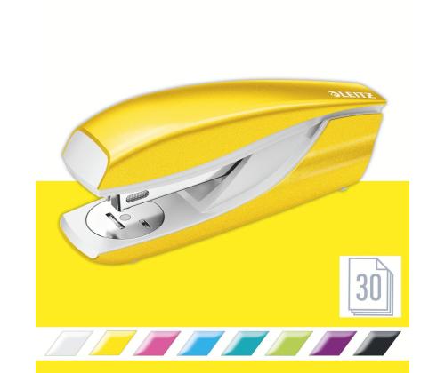 Klammerdaja LEITZ WOW 5502 30 lehte kollane