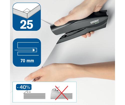 Klammerdaja RAPID Eco 25 lehte must